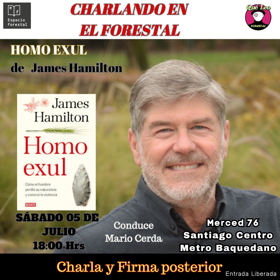 Hoy en el Expreso BioBio recomendamos libros chilenos de No ficción, y aprovechamos de recordar que este sábado 5 desde las 18 hrs tendremos charla y firma con <a href="/JamesHamiltonCL/">James Hamilton</a> autor de uno de ellos.
1 Lecturas aberrantes y hermenéutica esquizo
2 Crónicas antípodas
3 Homo Exul