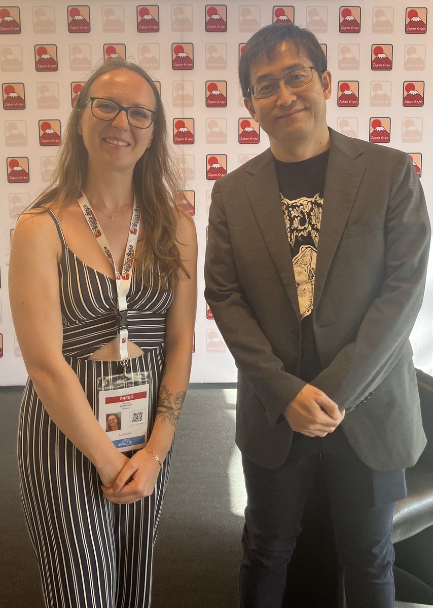 Si on m’avait dit un jour que je poserais à côté de Monsieur Junji Ito… Merci la vie 😍 #JapanExpo2025