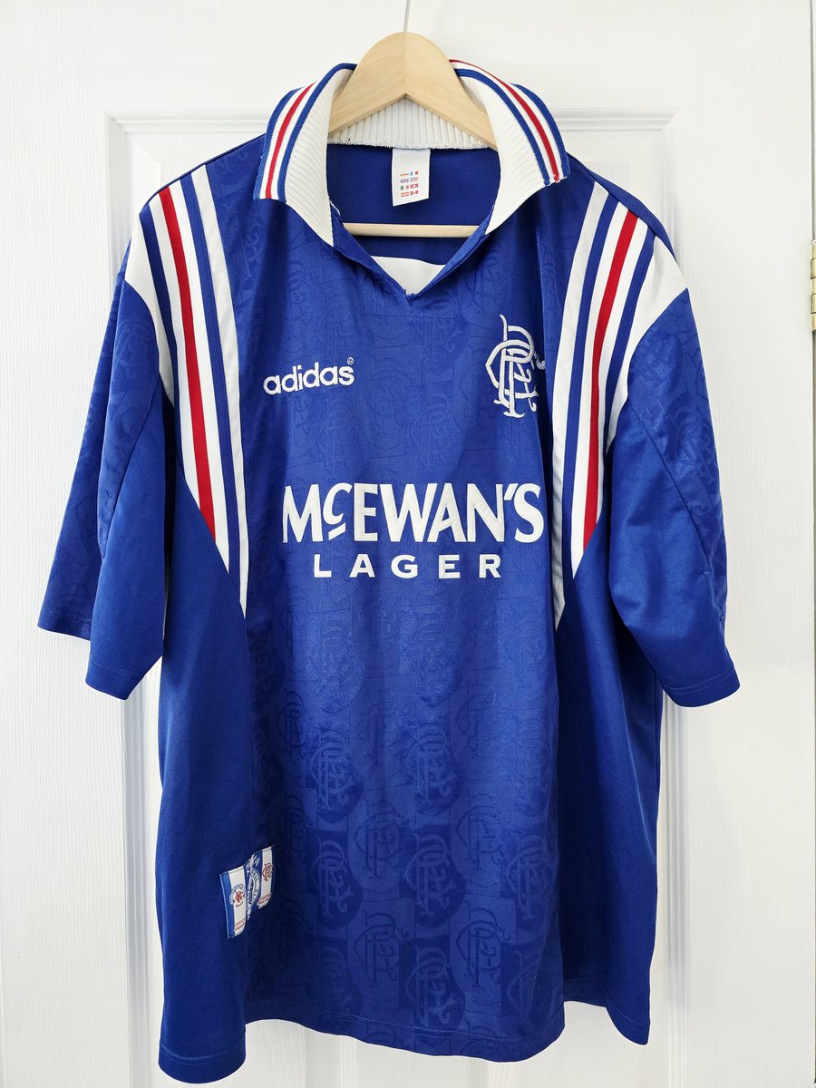 Available Gear 🔴⚪🔵 

1990 Admiral Home - Large/XL £80
1997 Nike Tee - Large £65
1993 Adidas Away - Small £100
1996 Adidas Home - XL £90

Prices include postage ✉️ 
Shares appreciated 🤝 

#RangersFC