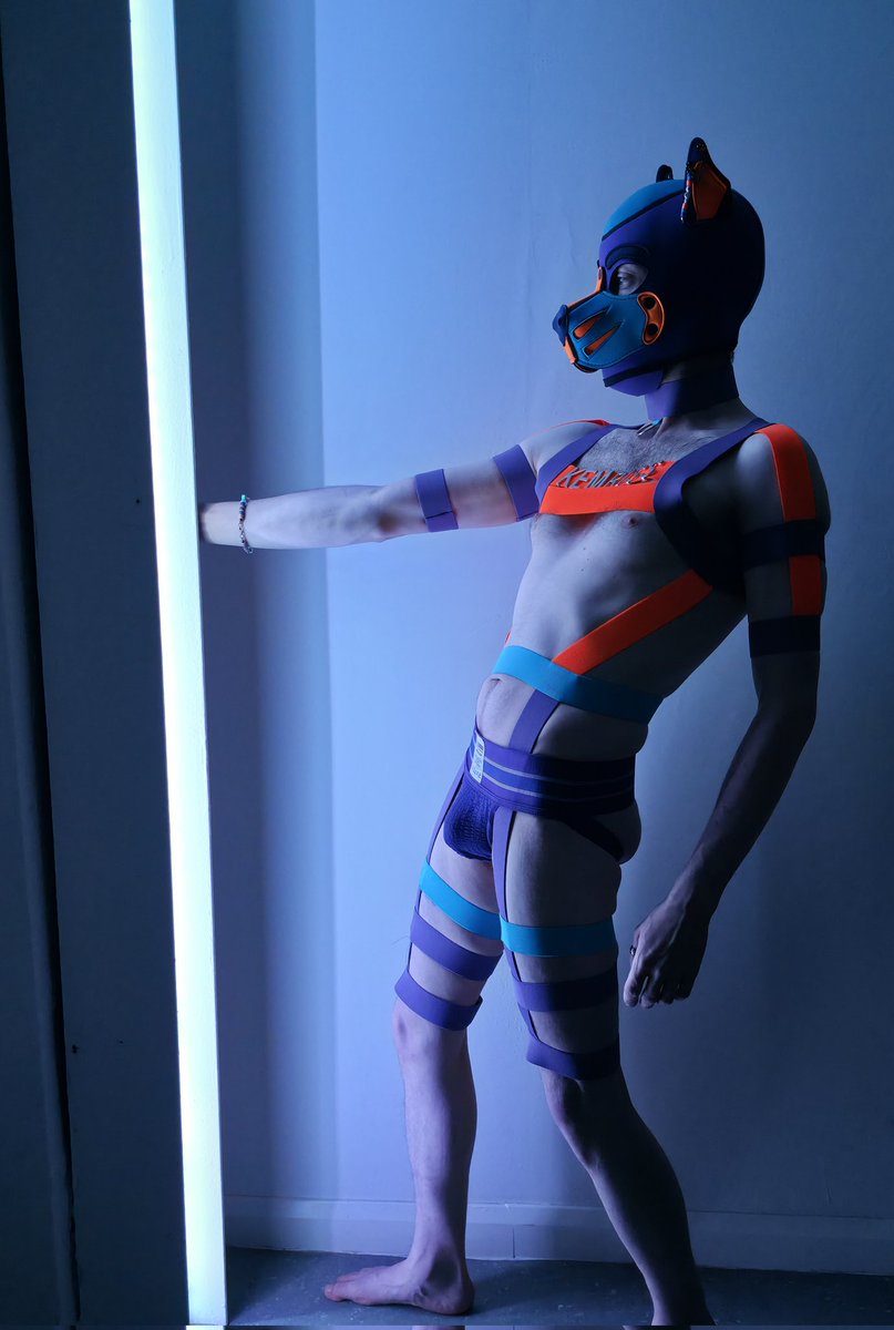 Love this photo and the angle of me, shows the progress I've made in losing weight over the past year.

Harness by <a href="/XlsiorFetish/">XLSIOR CLOTHING</a>