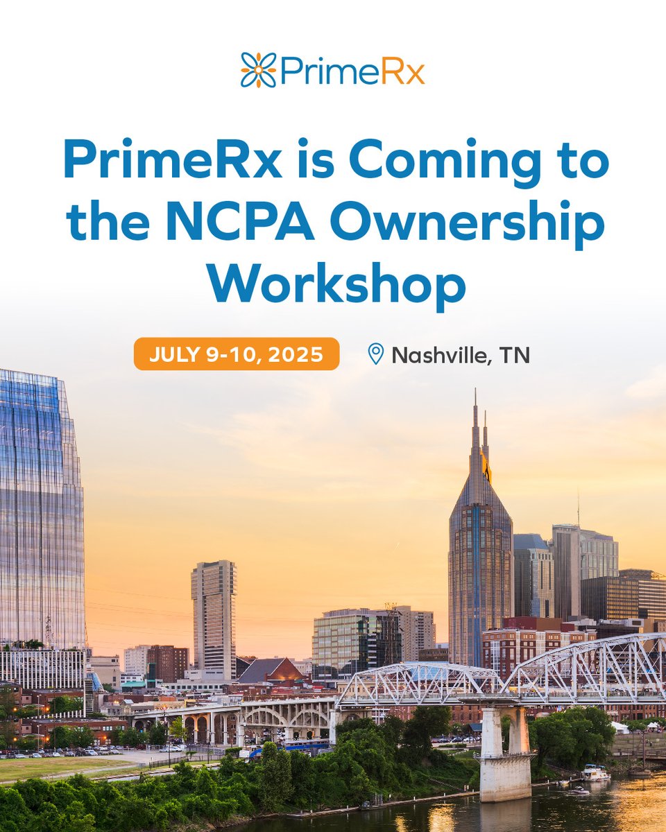 Heading to the <a href="/Commpharmacy/">NCPA</a> Ownership Workshop July 9–10?
Stop by the PrimeRx table for a caffeine boost and a quick chat on boosting your pharmacy’s profits. 💼☕
#NCPAWorkshop #PharmacyLife 

Explore: primerx.io/pharmacy-ecosy…