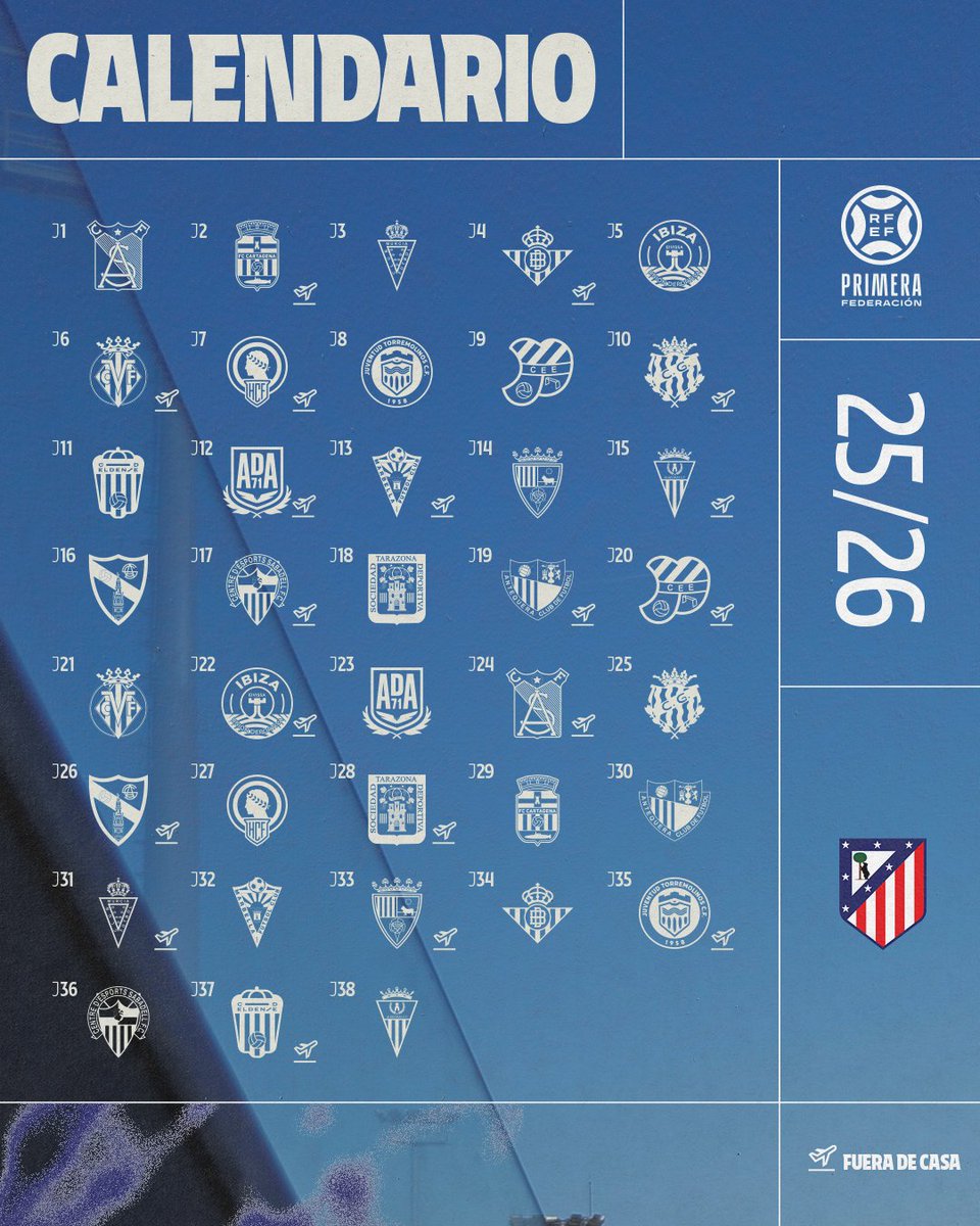 Atleti Academia (@atletiacademia) on Twitter photo 🔛 Temporada 2025/26 para el Atlético Madrileño 🔴⚪ 🔛 Temporada 2025/26 para el Atlético Madrileño 🔴⚪