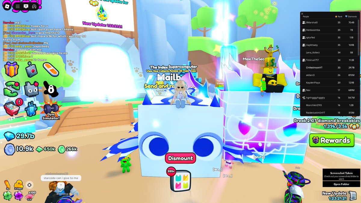 TITANIC SEA DRAGON GIVEAWAY IN MY STREAM ! 
COME JOIN US NOW! #petsim99 #Giveaway #PS99