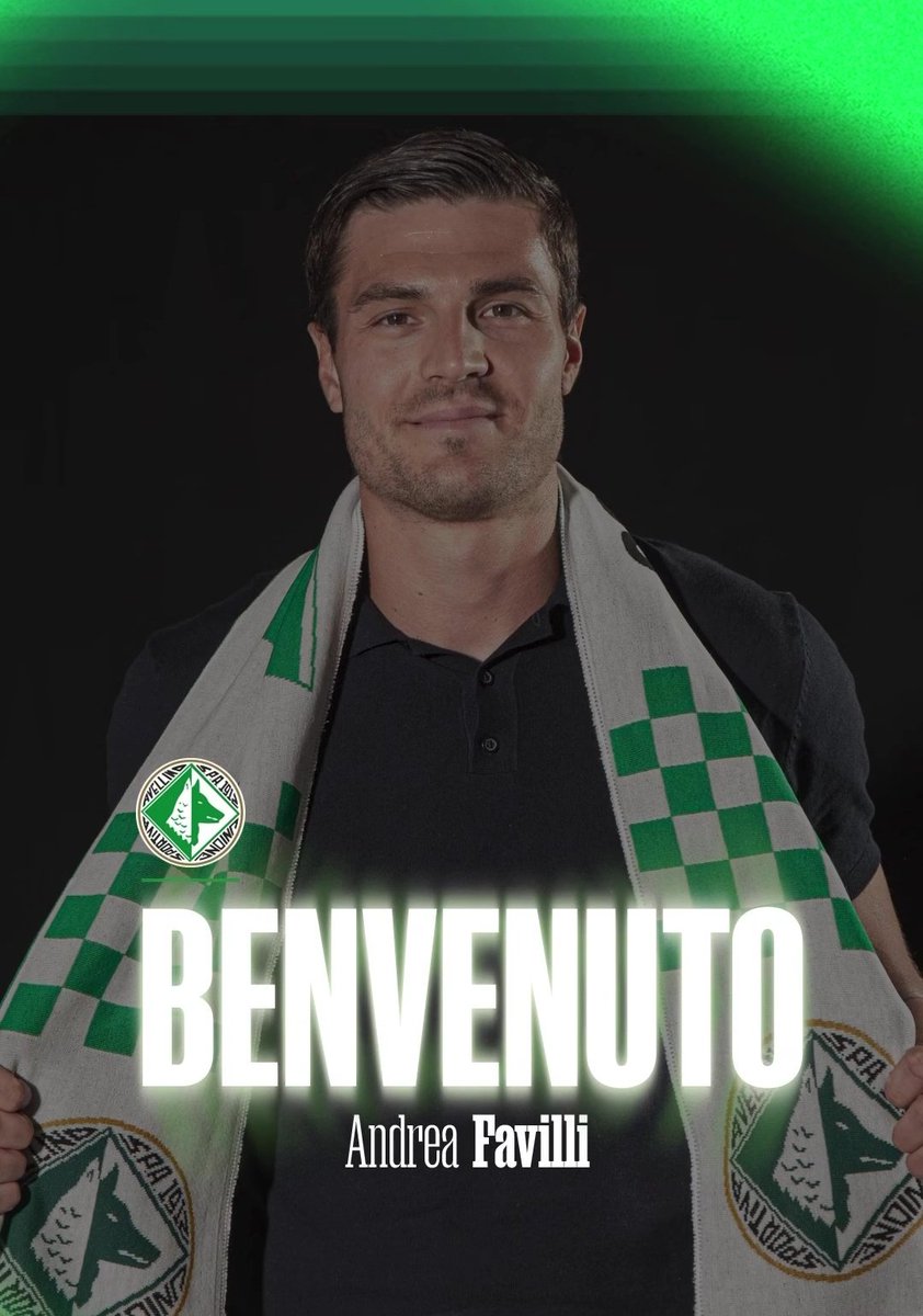 Tuttocalcionew2's tweet photo. ✅ UFFICIALE ✅
Andrea #Favilli è un nuovo giocatore dell'#Avellino
Arriva a parametro zero 🆓
Contratto fino al 30 giugno 2027+opzione ✍️
#Calciomercato
#Transfers
#SerieB https://t.co/Us652MJ2KK