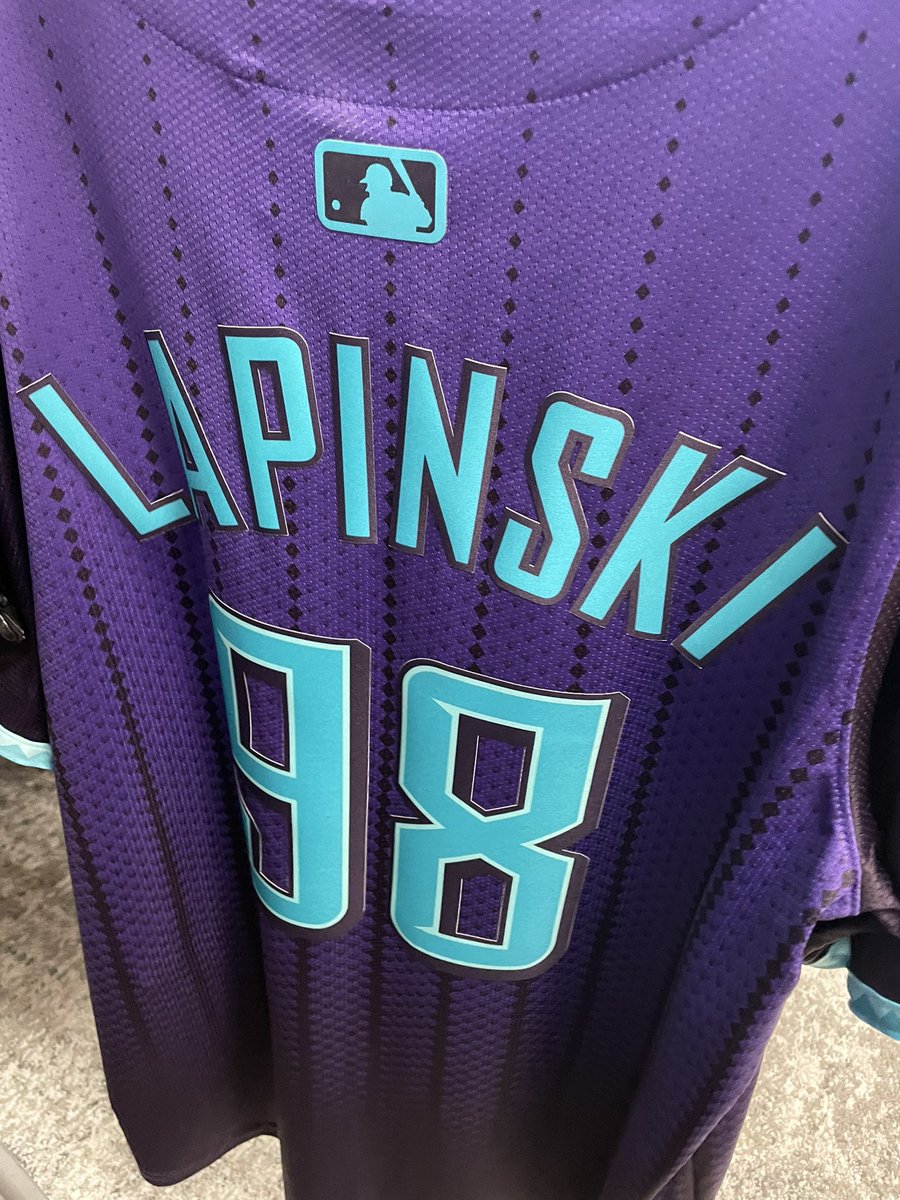 LukeLapinski's tweet image. The City Connects are even better up close. Thanks to the Dbacks for sending this to the studio.