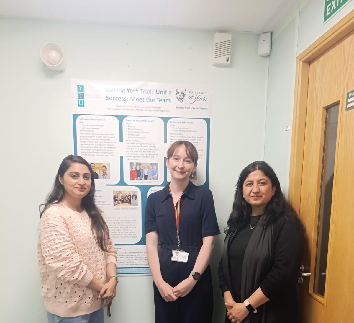 Ms Muqadas Asif and Dr Amna Noureen from Pakistan Institute of Living and Learning visited the Clinical Trials Unit at the University of York. Shannon Halmkan, a Trainee Statistician, provided a comprehensive briefing and arranged meetings with the entire team.
