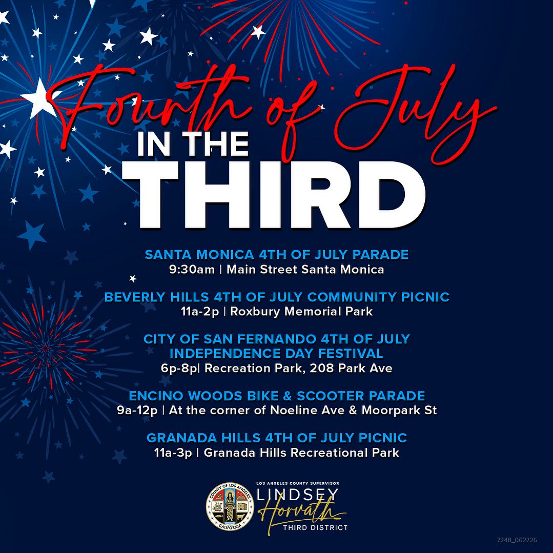 Tomorrow is the 4th of July!

Check out some of the events going on across the Third District, and remember to celebrate safely.
