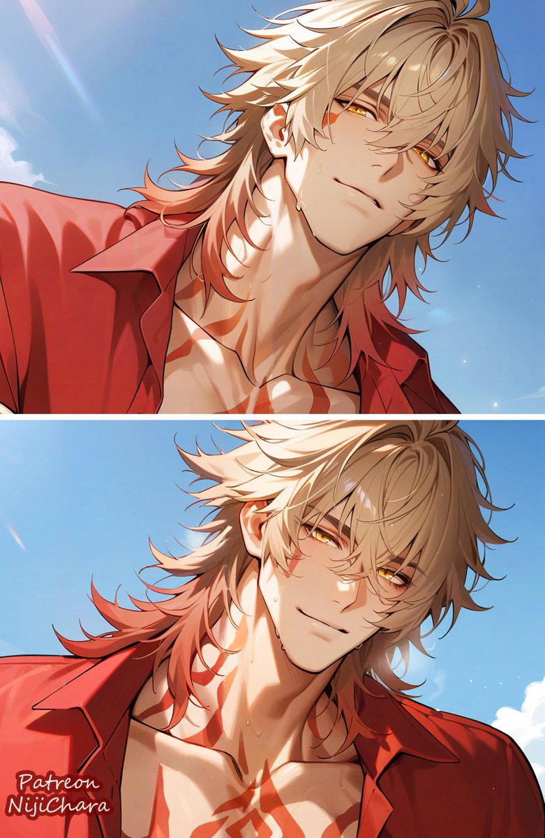 What color is he wearing underneath? 👉 Link in bio for the answer.