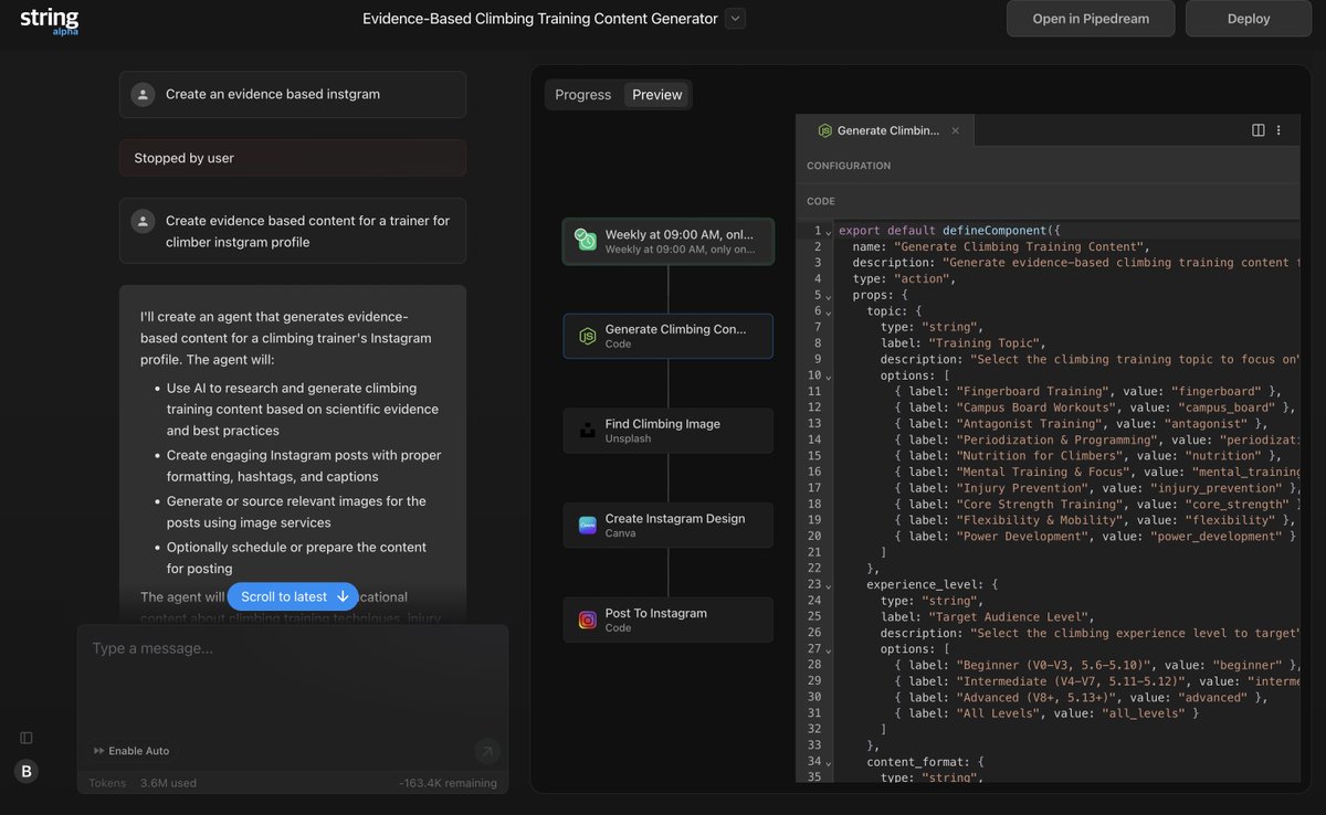 Just tried String.com—describe your automation in plain English and it builds it for you. Set up a Slack alert in 2 minutes, no code. Feels like the future!