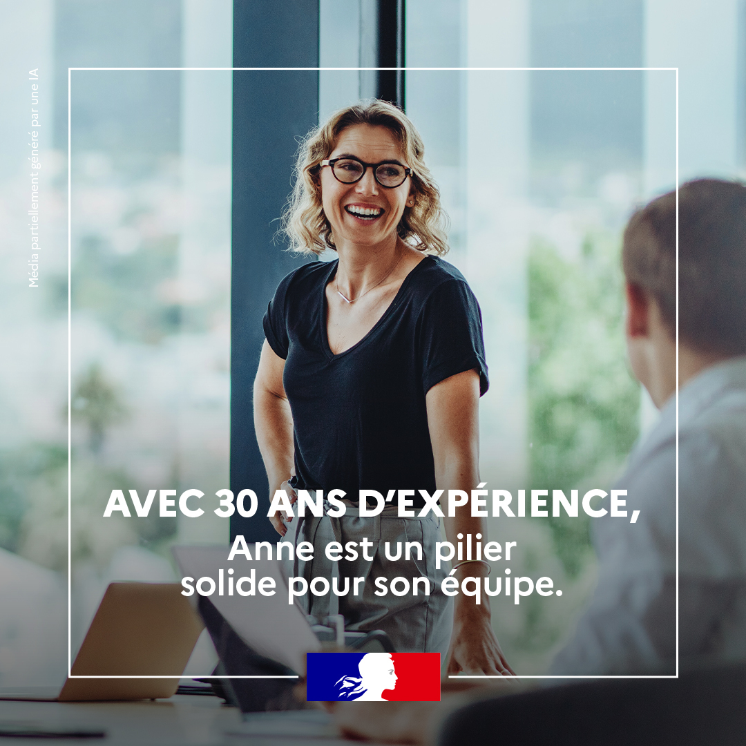 Travail_Gouv's tweet photo. #Emploi50Plus | Et si on changeait de regard sur lâĂąge au travail ?
Alors que certains parcours sont freinĂ©s par des stĂ©rĂ©otypes liĂ©s Ă lâĂąge, il est temps de changer de regard. Valoriser les travailleurs de plus de 50 ans, câest faire un pas concret vers une Ă©conomie plus inclusive et durable.
đ” Recrutement, Formation, Accompagnement, employeurs ou salariĂ©s, rendez-vous sur : https://t.co/lAwO0FkoCC
#ComptonsSurlExperience #Emploi50Plus