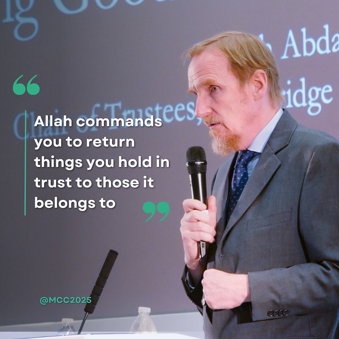 muslimcharities's tweet image. An inspiring reminder from Sheikh Abdal Hakim Murad at the Muslim Charity Convention 2025.
‘Doing Good, the Right Way’ - his words challenge us to not only serve, but to serve with wisdom, integrity, and sincerity. #CharityConvention2025 #MuslimCharityForum