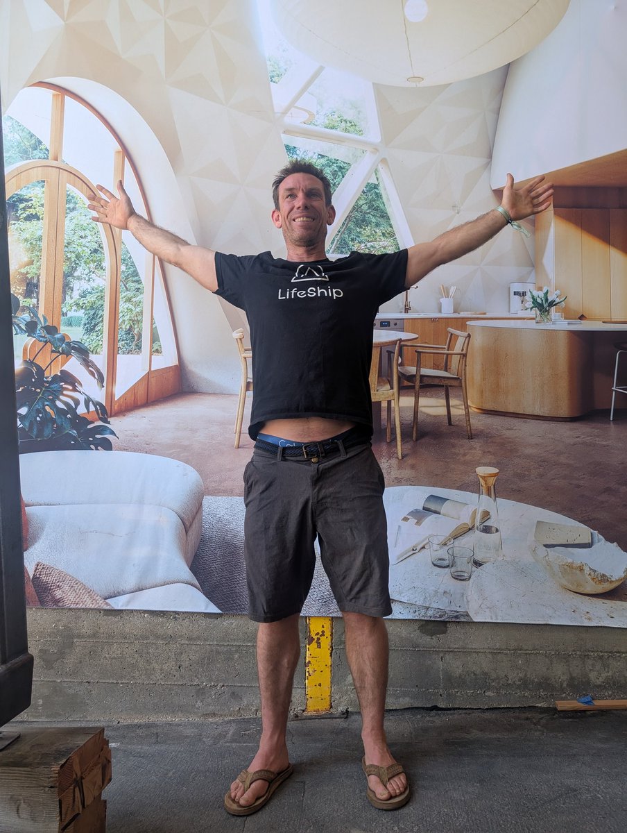 Ben Haldeman (@ben_haldeman) on Twitter photo 🌐 Visited the <a href="/Geoship/">Geoship Homes</a> factory & their geodesic dome in Nevada City—proud to be an investor! Can't wait to live in one. I'm dreaming of regenerative, flourishing communities on Earth, the Moon, Mars & beyond. Here’s my AI vision of a community on the Moon—would you visit? 🌐 Visited the <a href="/Geoship/">Geoship Homes</a> factory & their geodesic dome in Nevada City—proud to be an investor! Can't wait to live in one. I'm dreaming of regenerative, flourishing communities on Earth, the Moon, Mars & beyond. Here’s my AI vision of a community on the Moon—would you visit?