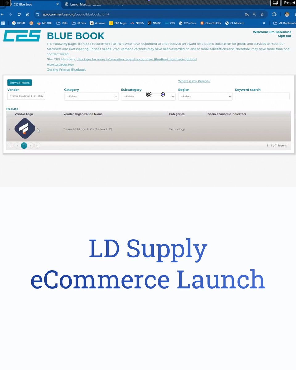 Shop smarter! 🛒 LD Supply’s eCommerce portal is live in the Bluebook. Fast, easy purchasing for CES members. 
Learn more in our July newsletter.

ces.org/procurement/ce…

#ces #ecommerce #bluebook
