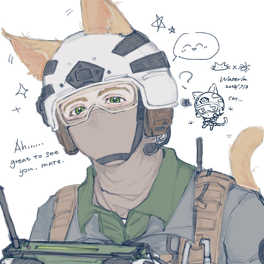 Waterla0226's tweet image. 🐱✖️🪳
p1.2 no blush
p3.4 with blush。
还是想说一句……猫塑好文明！
#CallofDuty #GaryRoachSanderson #codRoach #cod