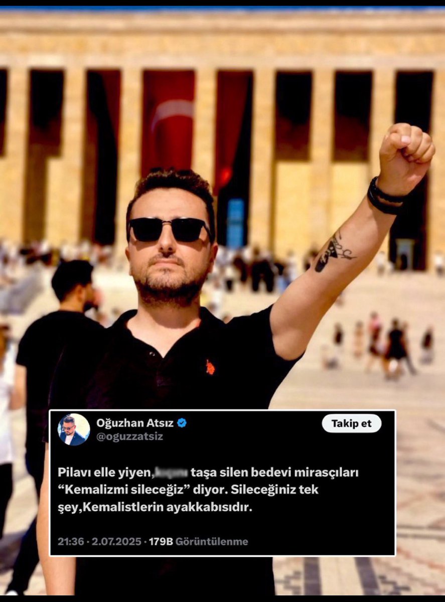 Soyadınız da şahsiyetinizle müsemma ...
Atınız yok binmeye tahterevalliyle gidersinz putunuzun tozunu silmeye 
#oguzhanatsiztutuklansin