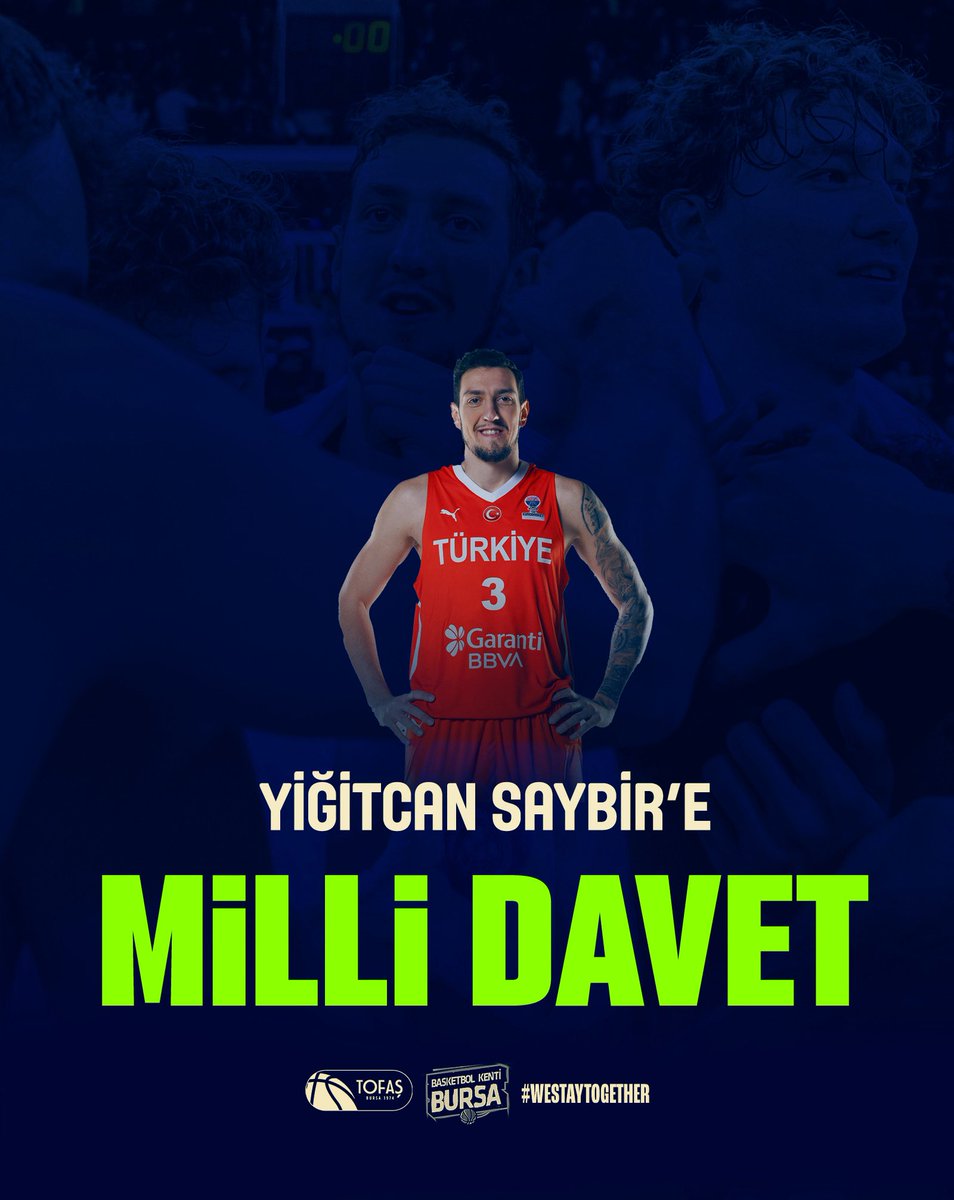 TOFAŞ Spor Kulübü (@tofassporkulubu) on Twitter photo ➡️ Oyuncumuz Yiğitcan Saybir, 27 Ağustos-14 Eylül tarihlerinde düzenlenecek FIBA 2025 Avrupa Şampiyonası öncesi A Milli Takımımızın 16 kişilik aday kadrosuna davet edildi 🇹🇷 #BizBirlikteyiz #EuroBasket #MakeYourMark <a href="/yigitcansaybir/">Yiğitcan Saybir</a> ➡️ Oyuncumuz Yiğitcan Saybir, 27 Ağustos-14 Eylül tarihlerinde düzenlenecek FIBA 2025 Avrupa Şampiyonası öncesi A Milli Takımımızın 16 kişilik aday kadrosuna davet edildi 🇹🇷 #BizBirlikteyiz #EuroBasket #MakeYourMark <a href="/yigitcansaybir/">Yiğitcan Saybir</a>