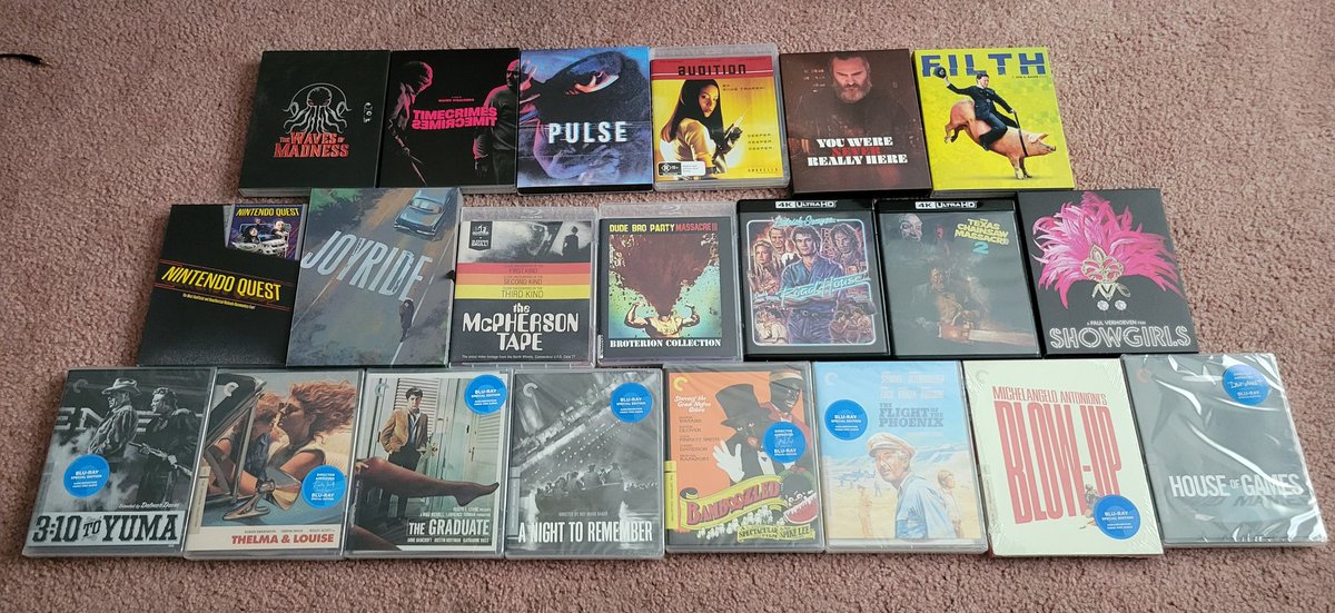 twocrow48's tweet image. Between @UmbrellaEnt @VinegarSyndrome and @Criterion my wallet is empty.