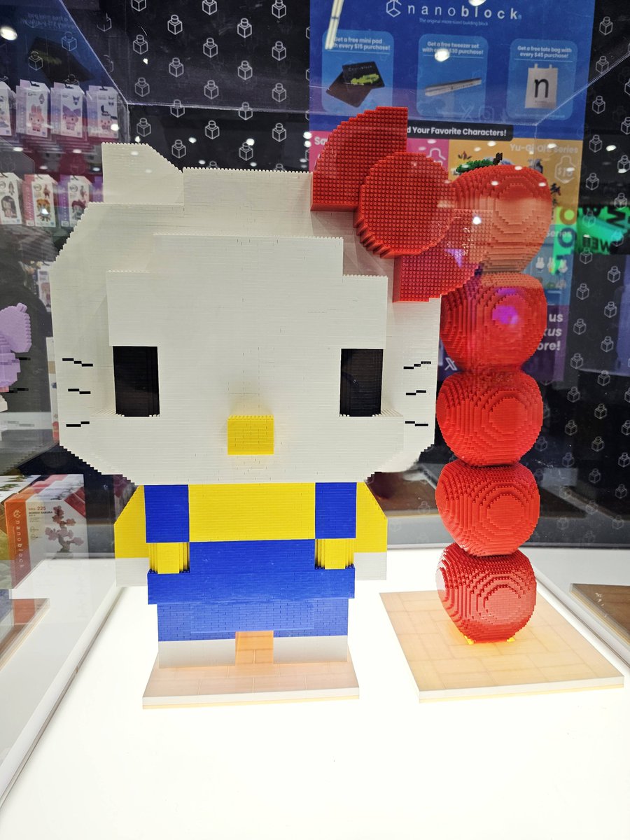 Hello Kitty is joining us Day 1 at Anime Expo 2025! Did you know she's only 5 apples 🍎 tall? 🤯