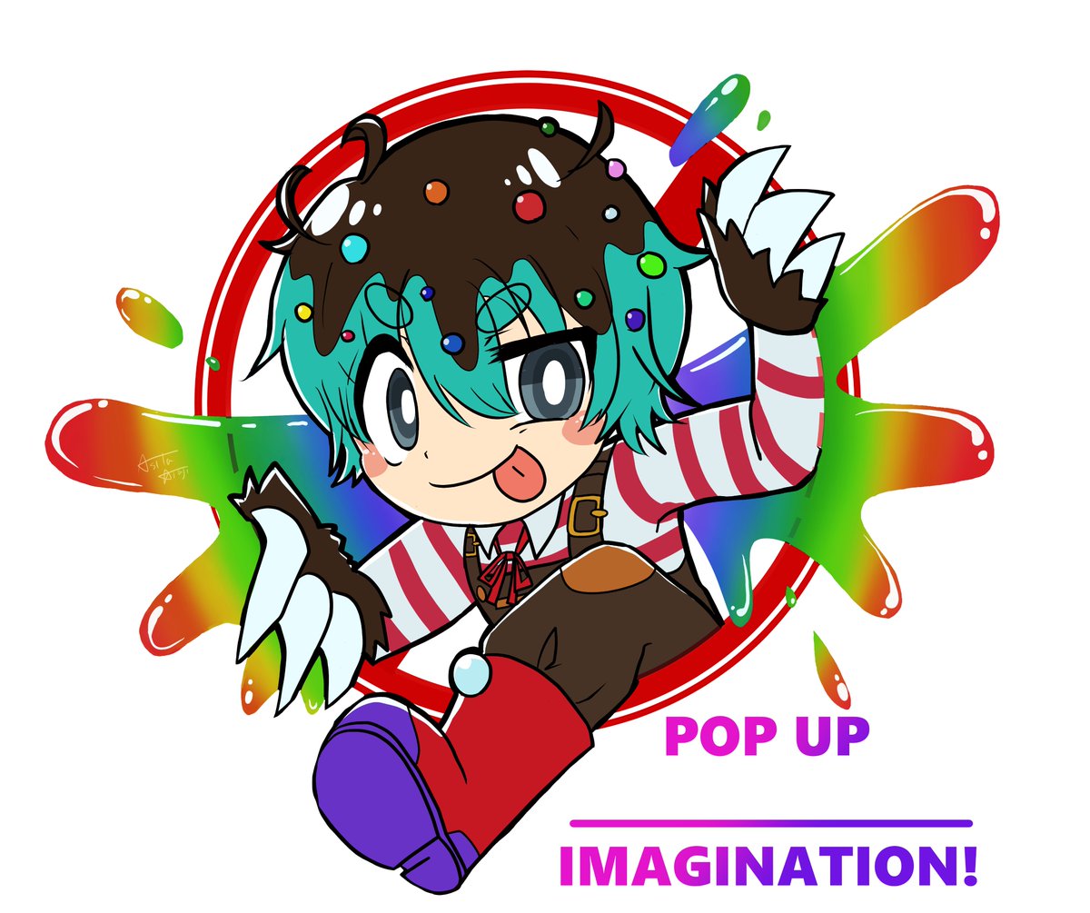 pray_box's tweet image. 看板キャラのハヤテ
色パキッと塗ったシリーズ🍿
2022～2025