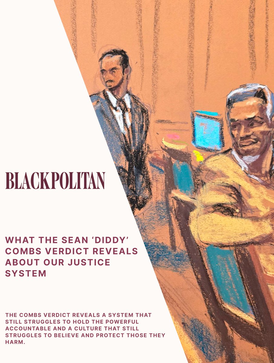 The Combs verdict reveals a system that still struggles to hold the powerful accountable, and a culture that still struggles to believe and protect those they harm.

More: shatterthestandards.com/p/what-the-sea…