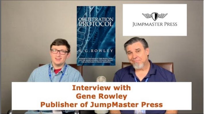 It was great talking with Gene Rowley from <a href="/JumpmasterPress/">Jumpmaster Press</a> about his publisher, his original novels, and Jumpmaster’s special classics series. 

Zelda in the comments!