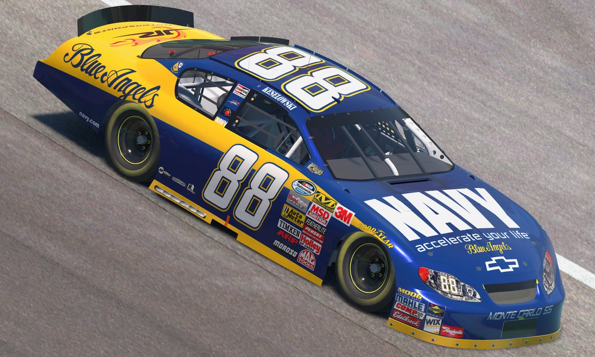 kkingstyle's tweet image. 2008 JRM Brad Keselowski NAVY Blue Angels car is up

I really liked this car when I designed it.  The planes have such a cool look to them and I wanted to try to get that as much as I could on a completely different vehicle.  It&apos;s too bad only 2 pics of this car seem to exist.…