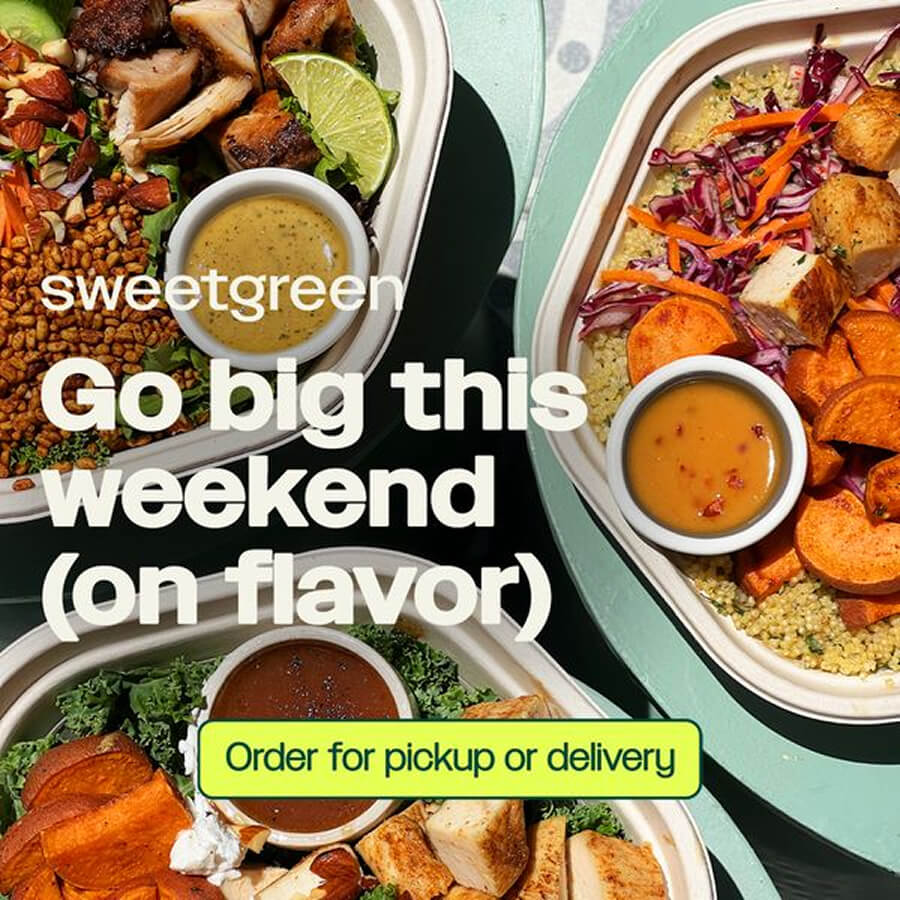Crave-worthy visuals invite curiosity… but RARELY inspire action.
​
Sweetgreen’s latest ad is a perfect example.
​
Let’s explore how to turn beauty into momentum:

1/ Lead With Appetite
​
Sweetgreen’s imagery was vibrant and unforgettable.
​
The overhead shot showcased bowls