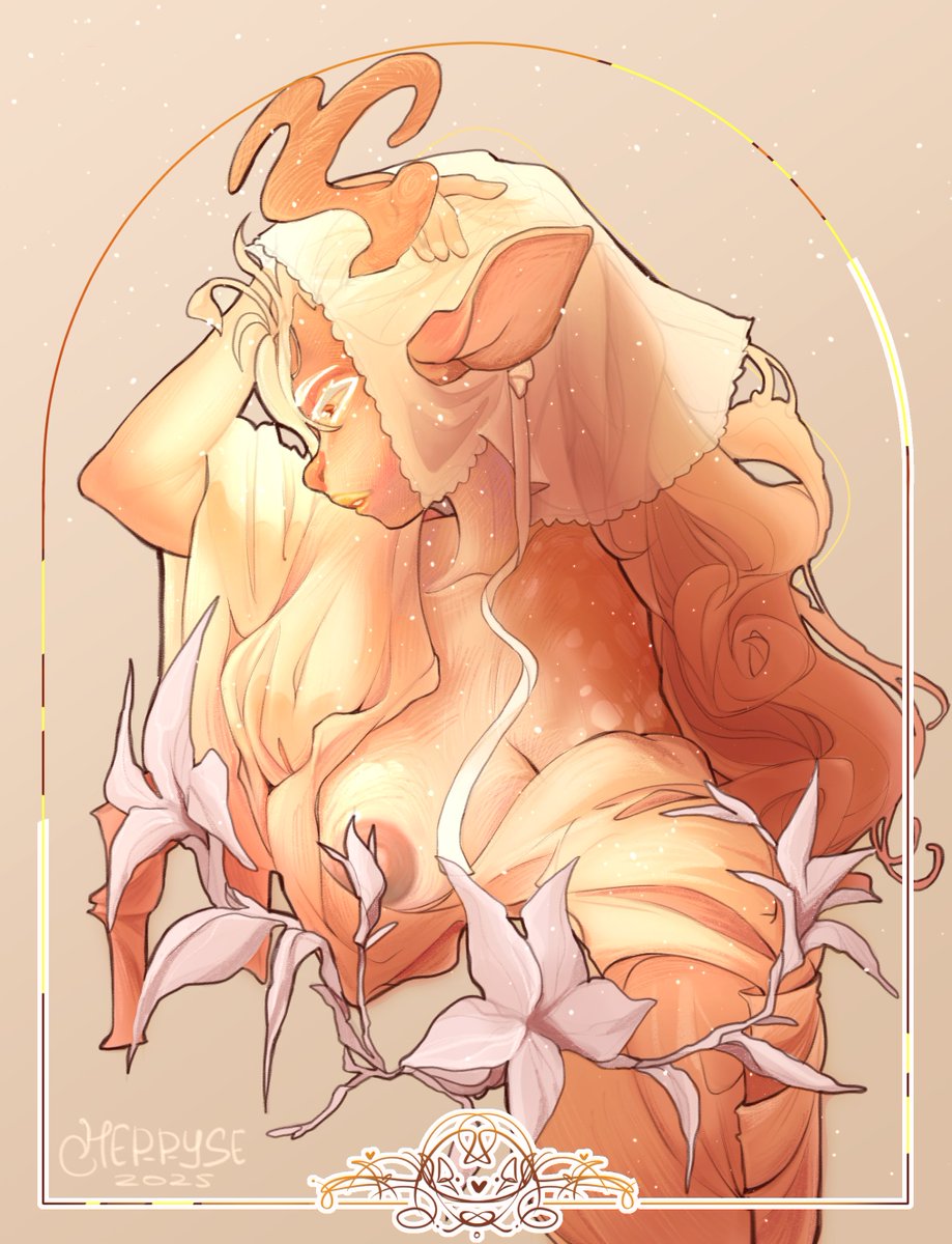 cherryse_cute's tweet photo. ✦ ───⭑⚝⭑ ──╮_____MUSE OF ERATO
• I was so inspired by Art Nouveau that I couldn't stop
─────────────── * cherry kiss *
#furry #deer #artnouveau #modern #digitalart #cherryse https://t.co/hAaCk3UX6D