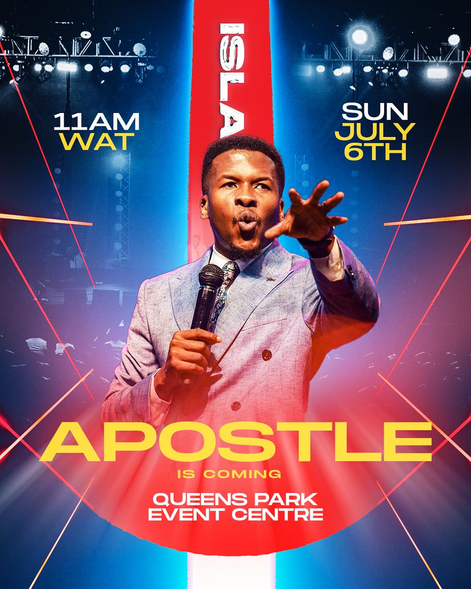 Good News!!!
APOSTLE IS COMINGGGG!! 🥳🥳

We're super excited to announce that our very own Apostle Emmanuel Iren will be joining us for the special Mid-Year Thanksgiving service! 💃🏽🕺🏾

Yes! <a href="/pst_iren/">Apostle Emmanuel Iren</a> will be right here at CCI Lagos Island 🔥

This is not a service to be missed.