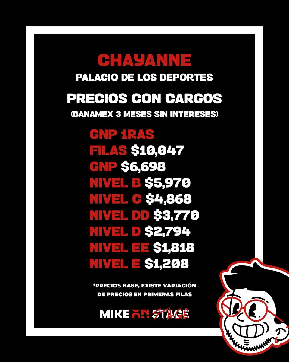 mikeonstage's tweet photo. CHAYANNE: BAILEMOS OTRA VEZ 🕺🏻🎤
📌21 Y 22 Octubre / Palacio de los Deportes 

🎟️HOY Venta General • 11:00 am

Banamex 3MSI 💳

#Chayanne #BailemosOtraVez #Palaciodelosdeportes #mikeonstage https://t.co/BWsa5prKkn