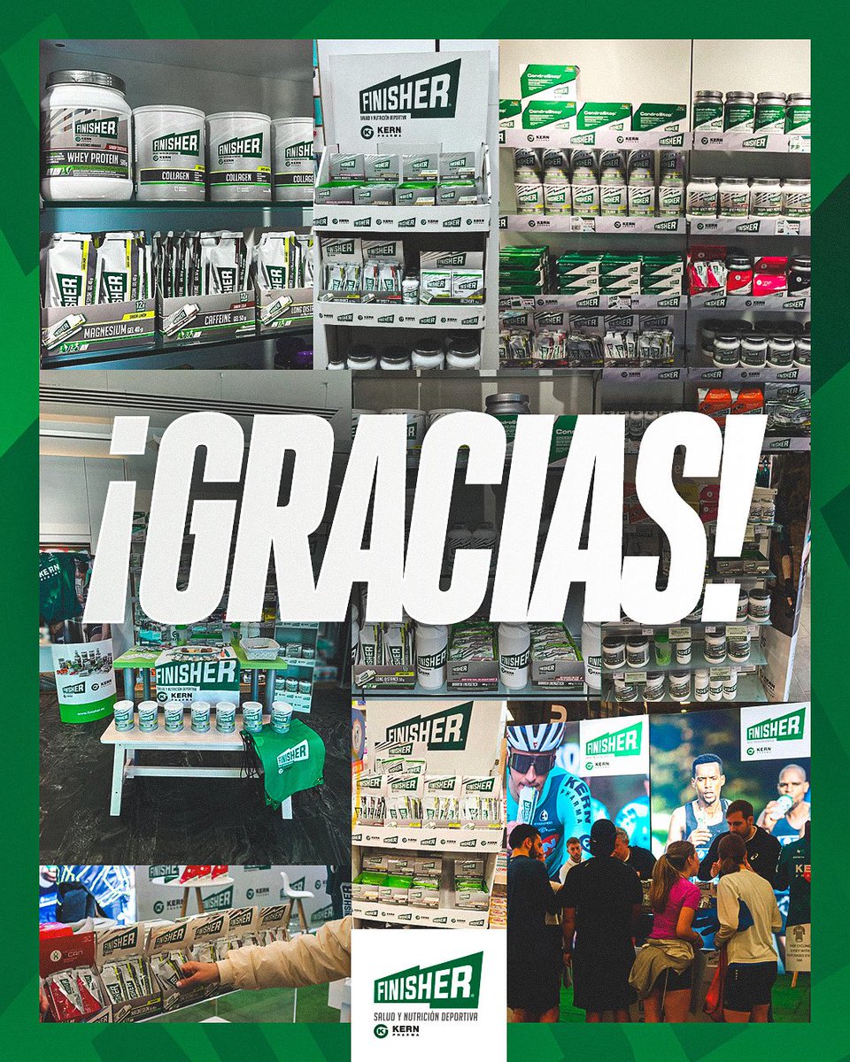 💚 ¡Muchas gracias a todas las FARMACIAS por vuestra confianza! 

✨ Juntos, somos líderes un año más en venta de nutrición deportiva en farmacias