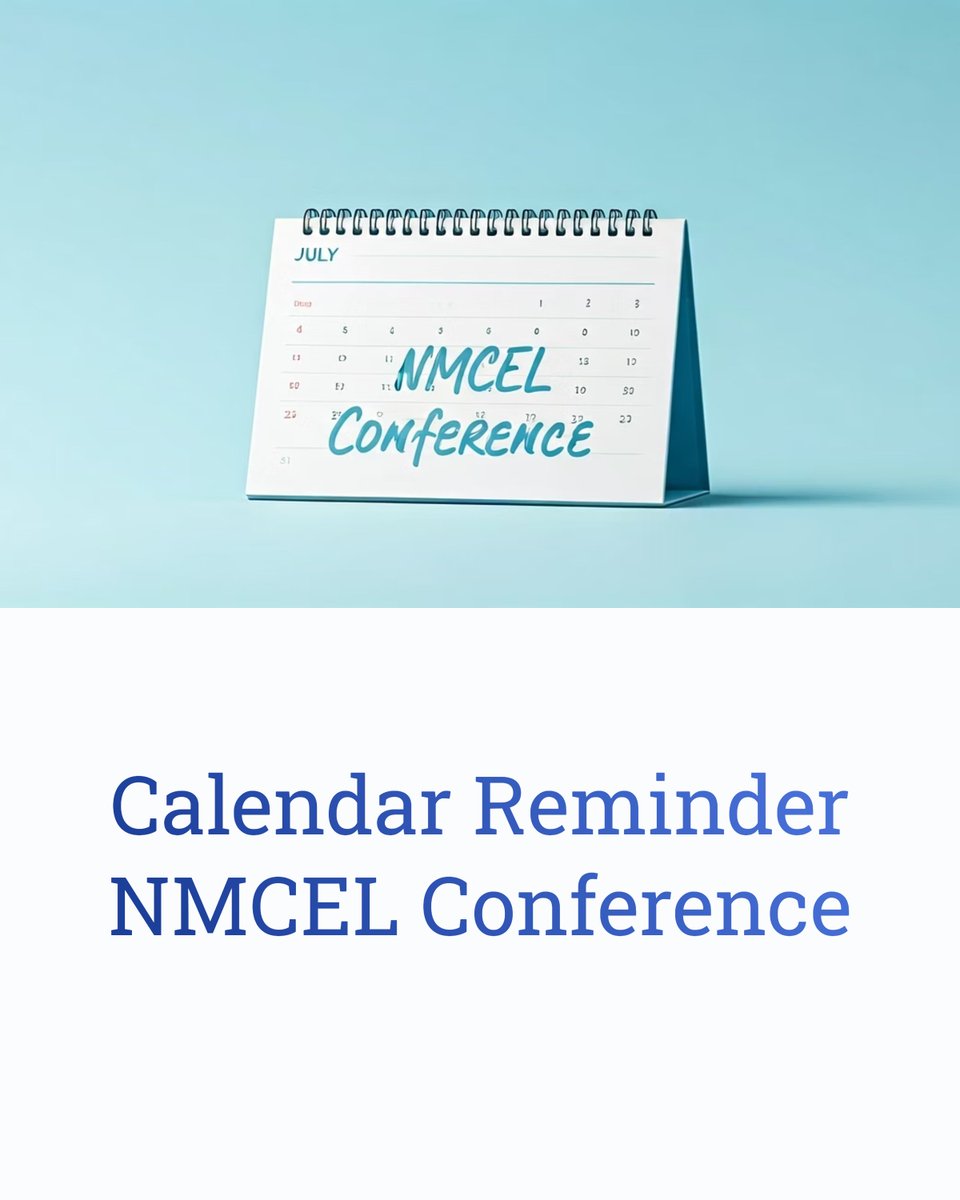 Mark your calendar! 📅 NMCEL Summer Conference: July 14–17. Connect, learn, grow. Details in our July newsletter to get registered. 

ces.org/procurement/ce…

#ces #nmcel #education