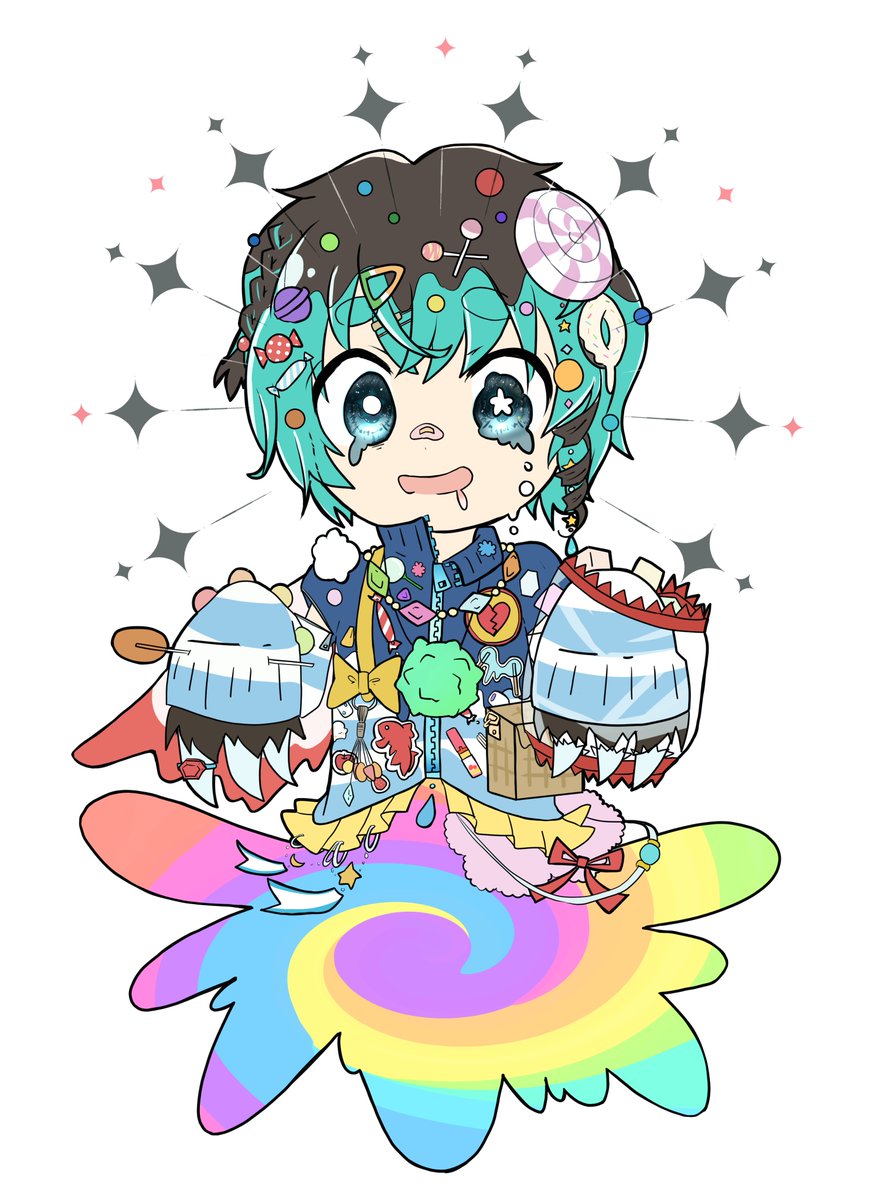 pray_box's tweet image. 看板キャラのハヤテ
色パキッと塗ったシリーズ🍿
2022～2025
