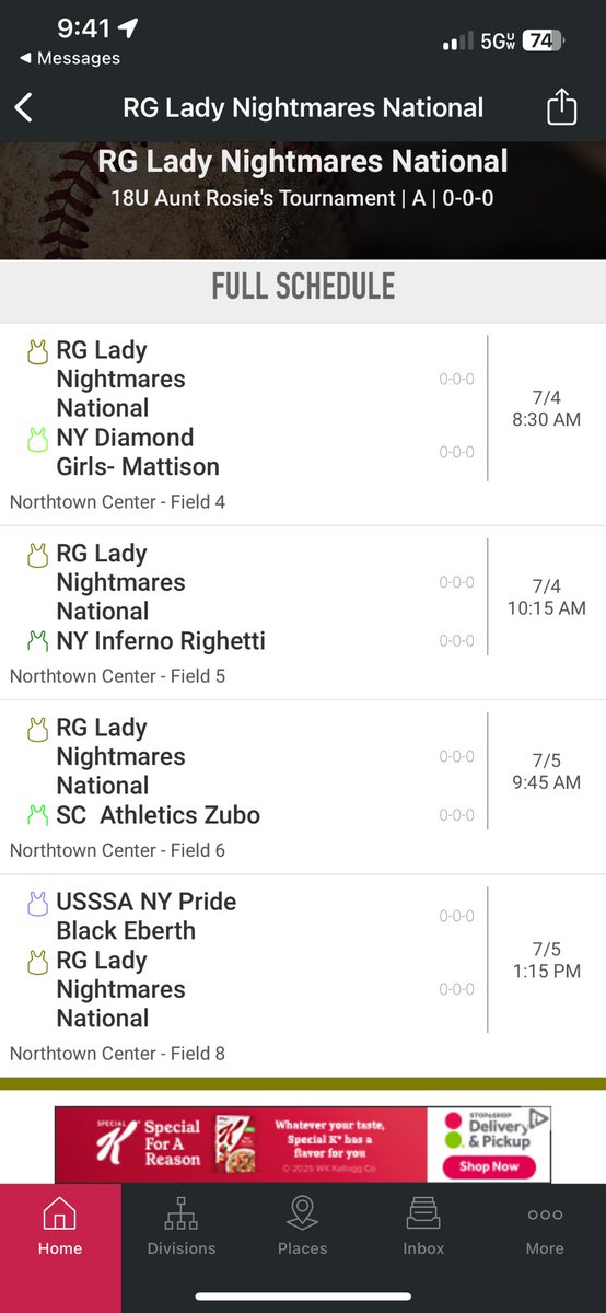 Alia Martone 2027 (@aliamartone) on Twitter photo On the road to Aunt Rosie’s Invitational! Excited to see some good competition with my <a href="/NightmaresRG/">RG Lady Nightmares</a> girls. Come check us out! Here is our schedule below:
<a href="/NBTBirdSB/">NBHS Thunderbirds Softball</a> <a href="/NightmaresNew/">New York Lady Nightmares</a> <a href="/CoastRecruits/">Coast 2 Coast Recruits</a> <a href="/ExtraInningSB/">EXTRA INNING SOFTBALL</a> <a href="/SBRRetweets/">Softball Recruiting Reposts</a> <a href="/D1Softball/">D1Softball</a> <a href="/SoftballDown/">Down South Softball</a> <a href="/DirectRecruits/">Direct Recruits</a> On the road to Aunt Rosie’s Invitational! Excited to see some good competition with my <a href="/NightmaresRG/">RG Lady Nightmares</a> girls. Come check us out! Here is our schedule below:
<a href="/NBTBirdSB/">NBHS Thunderbirds Softball</a> <a href="/NightmaresNew/">New York Lady Nightmares</a> <a href="/CoastRecruits/">Coast 2 Coast Recruits</a> <a href="/ExtraInningSB/">EXTRA INNING SOFTBALL</a> <a href="/SBRRetweets/">Softball Recruiting Reposts</a> <a href="/D1Softball/">D1Softball</a> <a href="/SoftballDown/">Down South Softball</a> <a href="/DirectRecruits/">Direct Recruits</a>