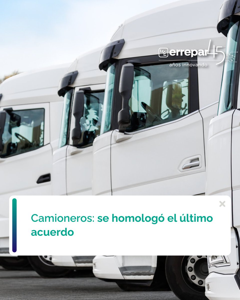 La Secretaría de Trabajo validó el último acuerdo salarial alcanzado por la Federación de Camioneros y las cámaras empresariales del sector.

El trato establece un incremento de sueldo del 3% para el trimestre junio-agosto de 2025.

Más info 👇
documento.errepar.com/actualidad/hom…