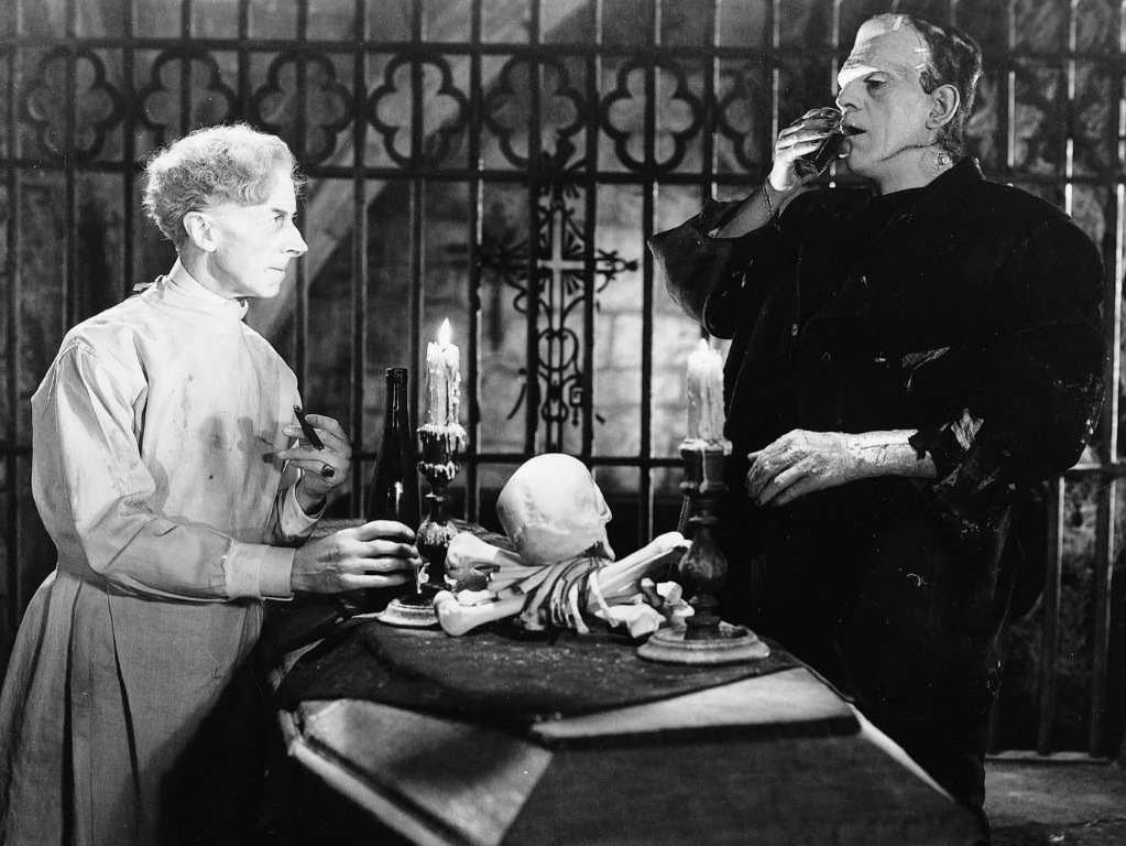Bride of Frankenstein (1935), Dr. Pretorius and the Monster form a manipulative alliance.