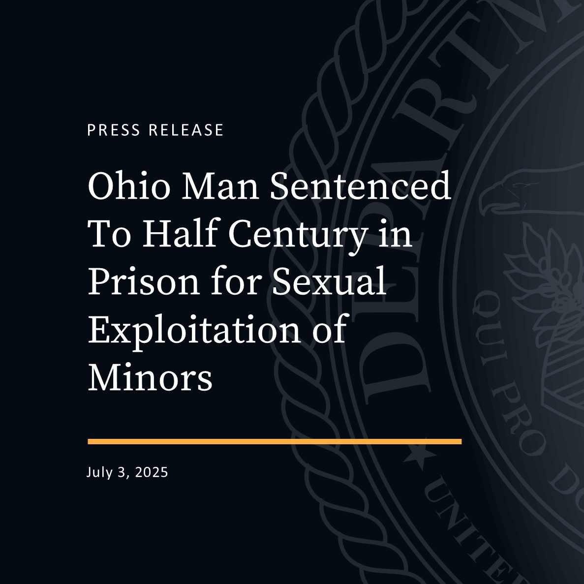 NDOHnews's tweet image. A Trumbull County man groomed underage victims by telling them that he loved them and by sending them food, clothing, money, and gift cards. Once victims trusted him, he manipulated them.
Read more:
justice.gov/usao-ndoh/pr/o…
@FBICleveland