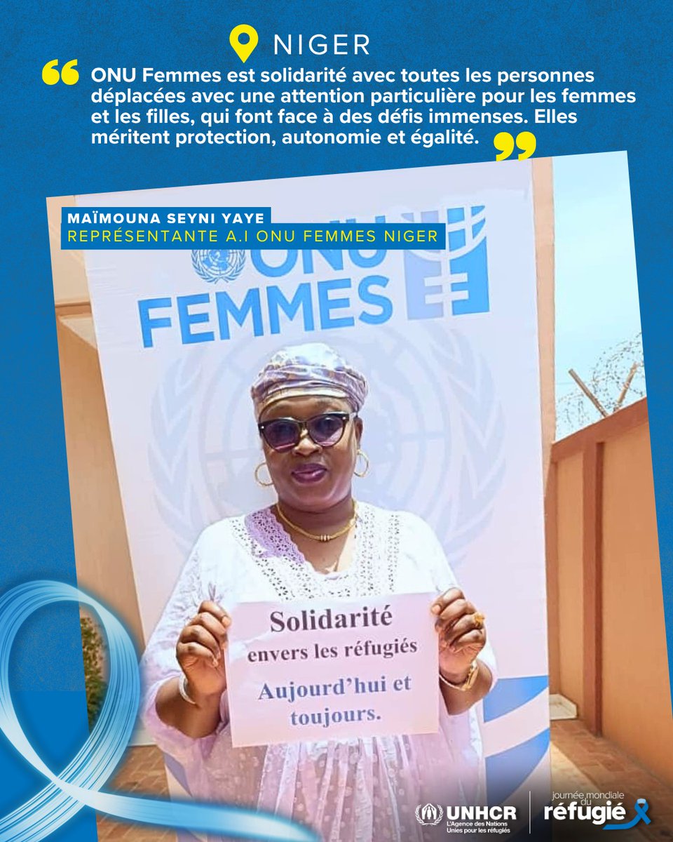 UNHCR Niger (@unhcrniger) on Twitter photo Ensemble, les cheffes d’agences du <a href="/PnudNiger/">PNUD Niger</a> et de <a href="/unwomenNiger/">UN Women Niger</a> lancent un message fort de solidarité :
Aux côtés du refugiés, pendant et bien au-delà de la Journée mondiale des réfugiés.
L’engagement reste, la solidarité continue. Ensemble, les cheffes d’agences du <a href="/PnudNiger/">PNUD Niger</a> et de <a href="/unwomenNiger/">UN Women Niger</a> lancent un message fort de solidarité :
Aux côtés du refugiés, pendant et bien au-delà de la Journée mondiale des réfugiés.
L’engagement reste, la solidarité continue.