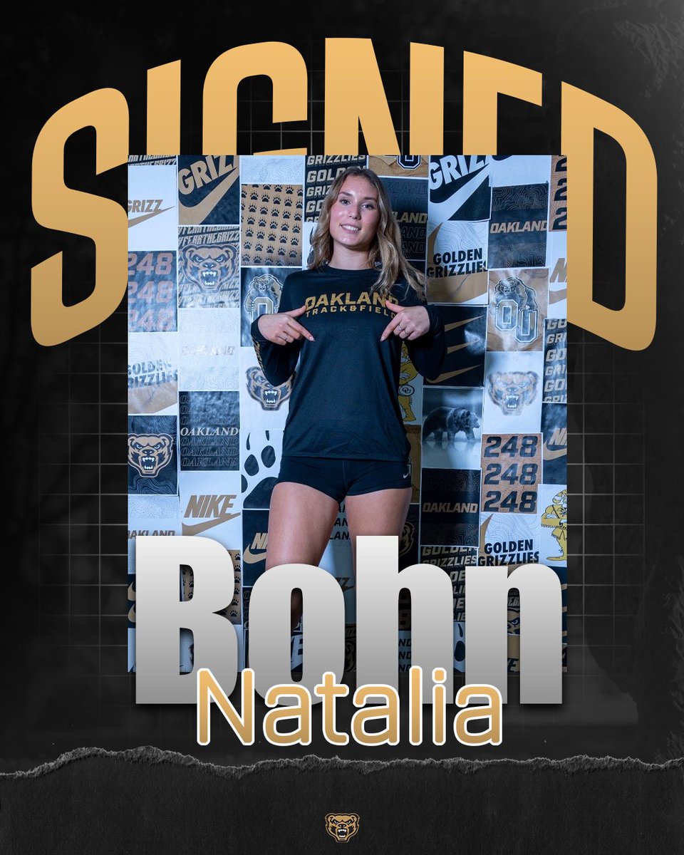 It's official!🖊️

Welcome Natalia to the Golden Grizzlies fam!🐻