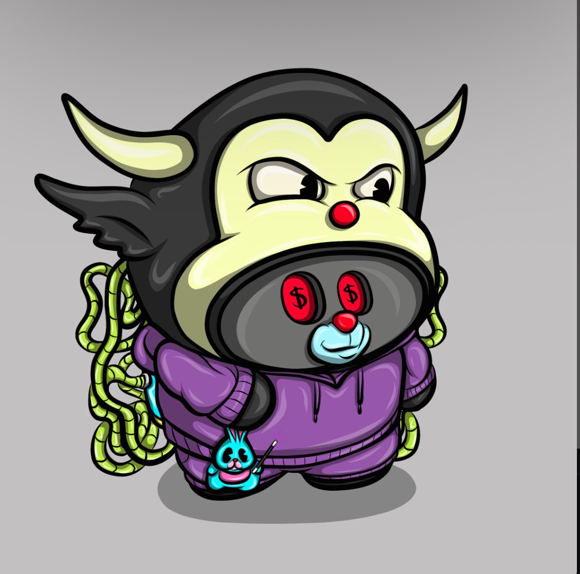 godphanter's tweet image. Minted my last Little guy before mint out (which seems imminent). Maybe not “rare but I like him…which is what matters!”