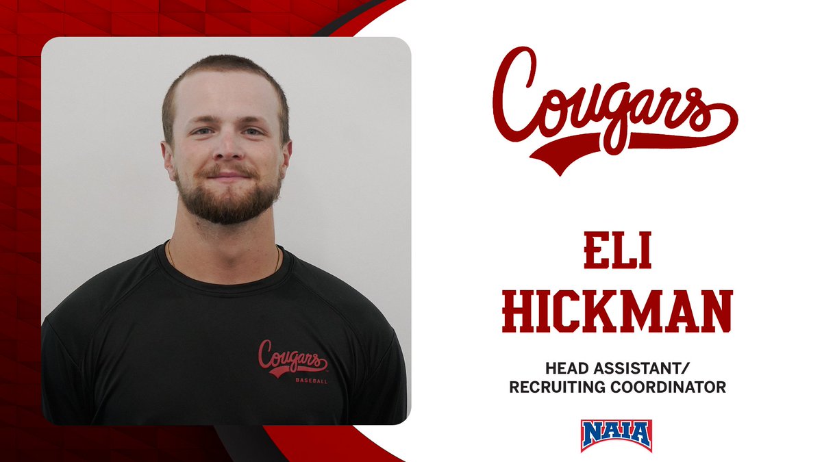 IU Kokomo Athletics (@iukathletics) on Twitter photo Eli Hickman Joins IU Kokomo Baseball Staff as Head Assistant/Recruiting Coordinator.
๐ฐ bit.ly/3TRO5FQ
#RollCougs x <a href="/IUKBaseball/">IU Kokomo Baseball</a> Eli Hickman Joins IU Kokomo Baseball Staff as Head Assistant/Recruiting Coordinator.
๐ฐ bit.ly/3TRO5FQ
#RollCougs x <a href="/IUKBaseball/">IU Kokomo Baseball</a>