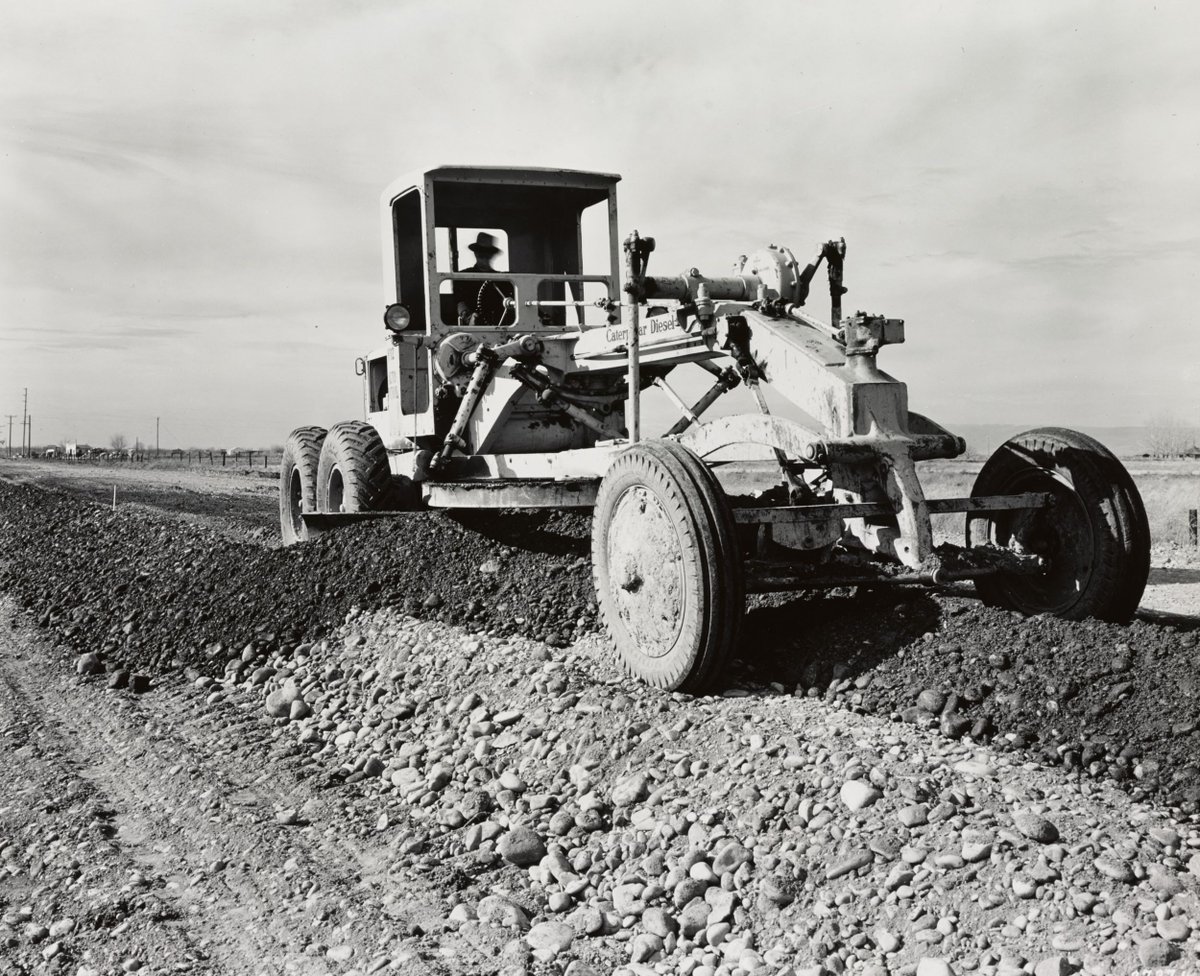 Caterpillar's first modern motor grader, the "Diesel No. 12 Auto Patrol," was released on July 4, 1938.  The DNA of the Diesel No.12 is still in the product line today, known as the Cat® 12M series.

#ThrowbackThursday #Historical #CatMotorGrader #MotorGrader #Cat12M