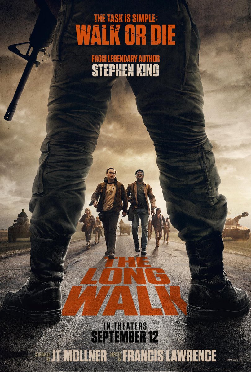 jtmollner's tweet image. I wrote a new movie that's coming out in September. From the classic novel by @StephenKing, directed by Francis Lawrence. Very proud to have been involved and think eveyone should see it cinemas. 🔥