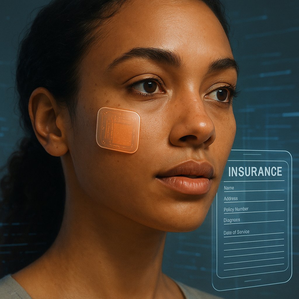 NigPost's tweet image. 2039: Your skincare patch now bills your insurance.
No doctor. No form. Just AI + skin + claim.

Meet Velutia vegan, glowing, and insurably futuristic.
But if your beauty is insured… who really owns your face? 👁️

#AISkincare #VeganTech #NIGPOST #Velutia #BeautyInsurance