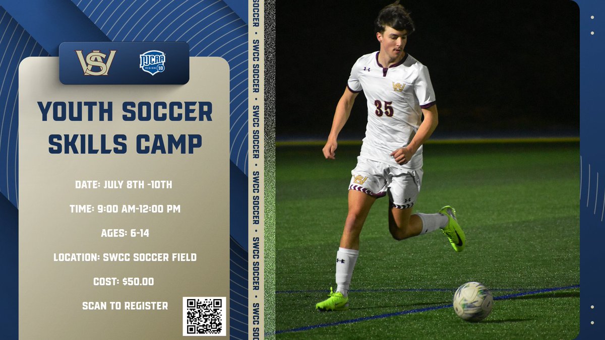 Just a few spots remaining!!! Don't miss out!!

Join us for 𝘁𝗵𝗿𝗲𝗲 𝗱𝗮𝘆𝘀 filled with fun and soccer!

𝗛𝗼𝘄 𝘁𝗼 𝗥𝗲𝗴𝗶𝘀𝘁𝗲𝗿:
1. 𝗦𝗰𝗮𝗻 𝘁𝗵𝗲 𝗤𝗥 𝗖𝗼𝗱𝗲 below
2. 𝗖𝗹𝗶𝗰𝗸 𝘁𝗵𝗲 𝗟𝗶𝗻𝗸: [forms.gle/DBYKjm2vQSLLZ8…](forms.gle/DBYKjm2vQSLLZ8…)