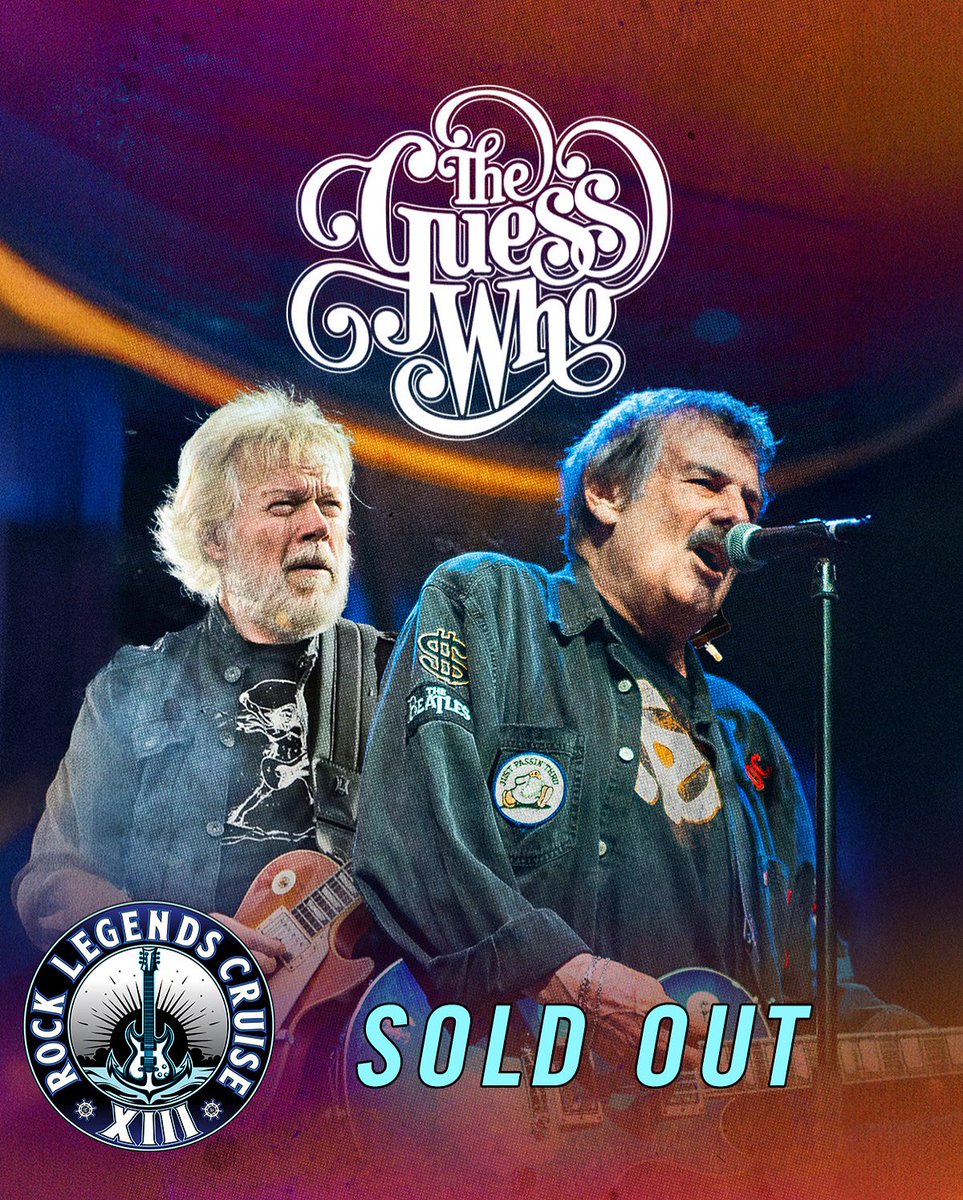 theguesswho's tweet image. The Rock Legends Cruise XIII is officially sold out!
Randy Bachman and Burton Cummings will reunite as The Guess Who for the first time in 23 years on board this special sailing from Fort Lauderdale to Jamaica in February 2026.
If you have missed your chance to book, a waitlist…
