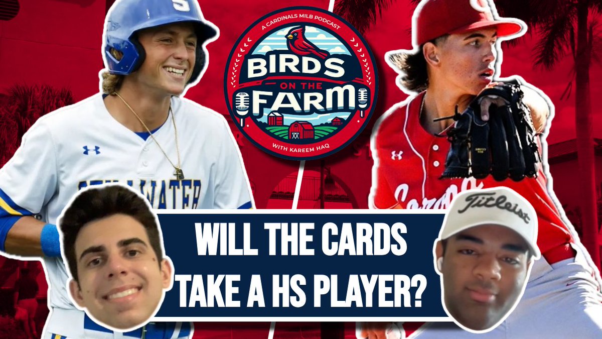 We broke down college level players so now it's time to break down prep players for the 2025 draft. <a href="/KareemSSN/">Kareem</a> and <a href="/Data_prospects/">Azad Earl</a> dove into which prep players the Cardinals could target in the 2025 MLB Draft. #STLCards

Premiering now: youtu.be/6R6H5CQM1-c