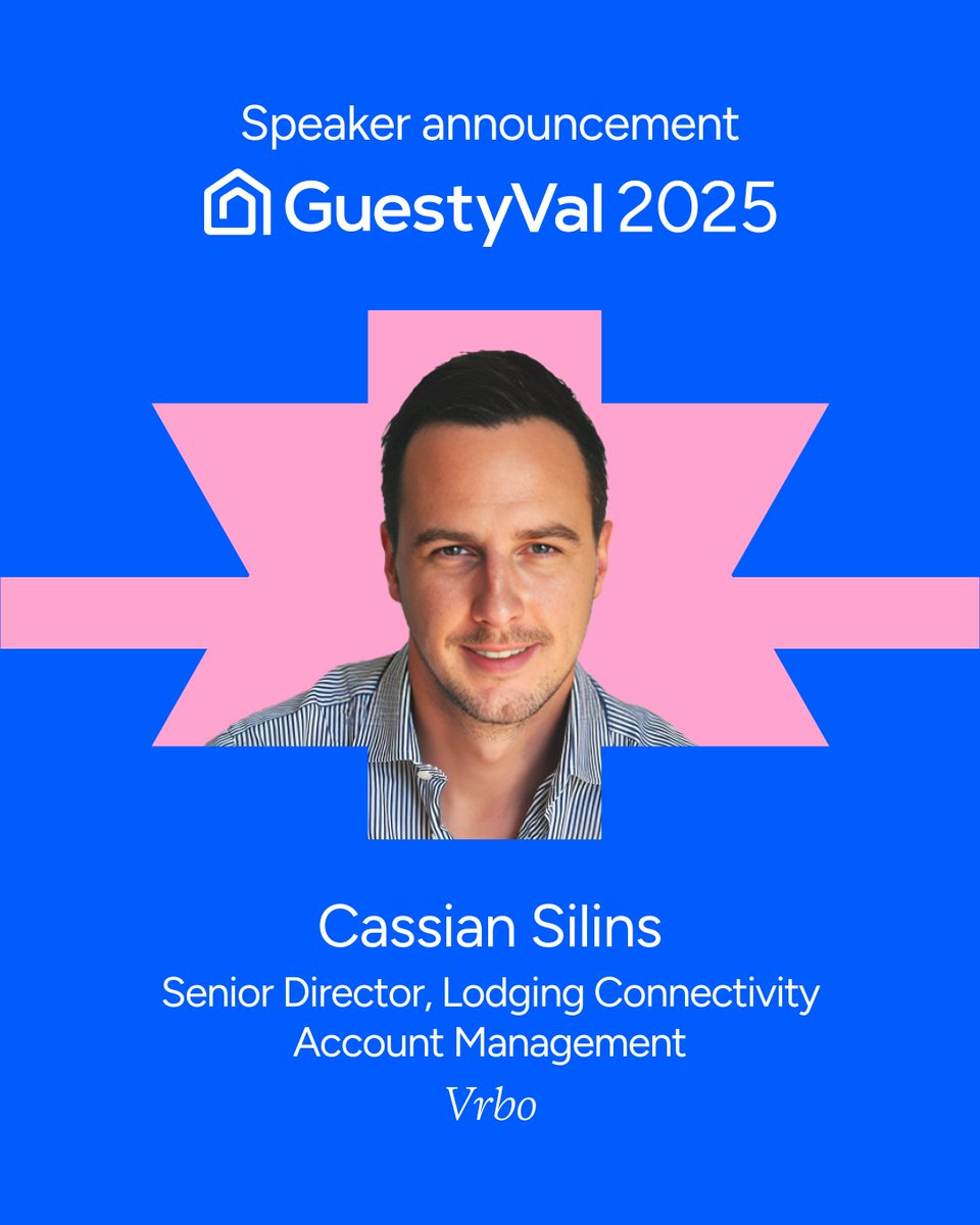 Most PMSs sync with Vrbo.
Guesty partners with it.

At GuestyVal, Vrbo’s Cassian Silins reveals how this deep integration gives our users unmatched access to strategy, scale &amp; visibility.
This isn’t just a session - it’s a playbook.

🎟 Get your ticket: guestyval.com/?utm_source=or…
