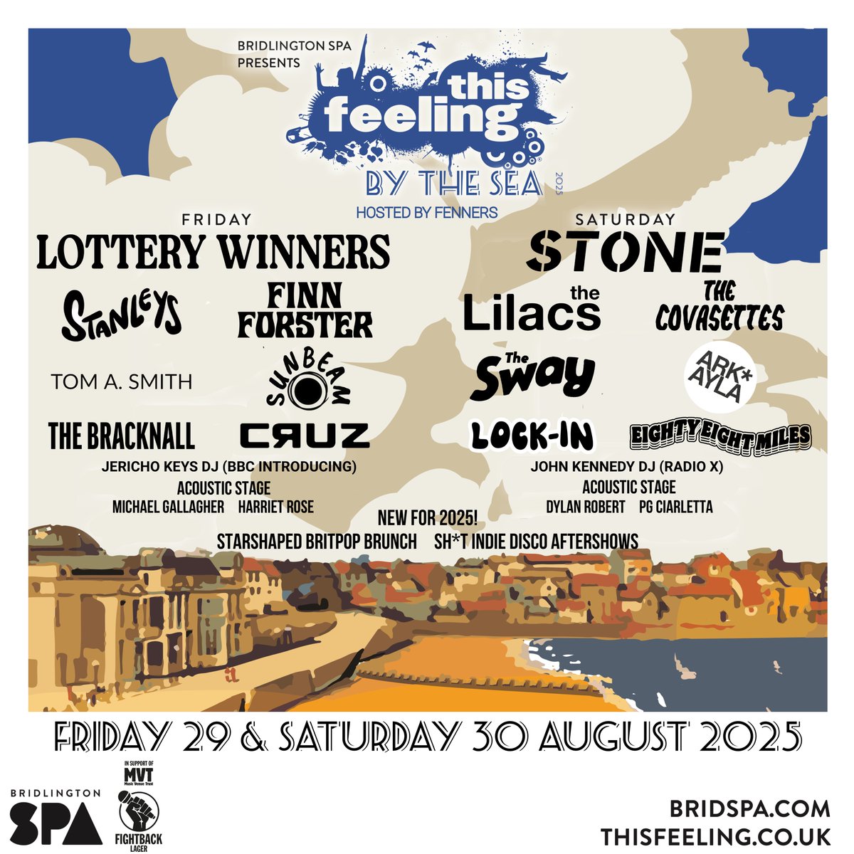 Phil Ciarletta (@pgciarletta) on Twitter photo BRIDLINGTON
This is your chance to join us on the bill at <a href="/This_Feeling/">This Feeling</a> By The Sea at <a href="/bridspa/">Bridlington Spa</a>!
Winners will be selected by new music legends <a href="/JohnKennedy/">John Kennedy</a> (National winners) and <a href="/JerichoKeys/">Jericho Keys</a> with main stage and an acoustic stage slots up for grabs!
Apply to play now below! BRIDLINGTON
This is your chance to join us on the bill at <a href="/This_Feeling/">This Feeling</a> By The Sea at <a href="/bridspa/">Bridlington Spa</a>!
Winners will be selected by new music legends <a href="/JohnKennedy/">John Kennedy</a> (National winners) and <a href="/JerichoKeys/">Jericho Keys</a> with main stage and an acoustic stage slots up for grabs!
Apply to play now below!