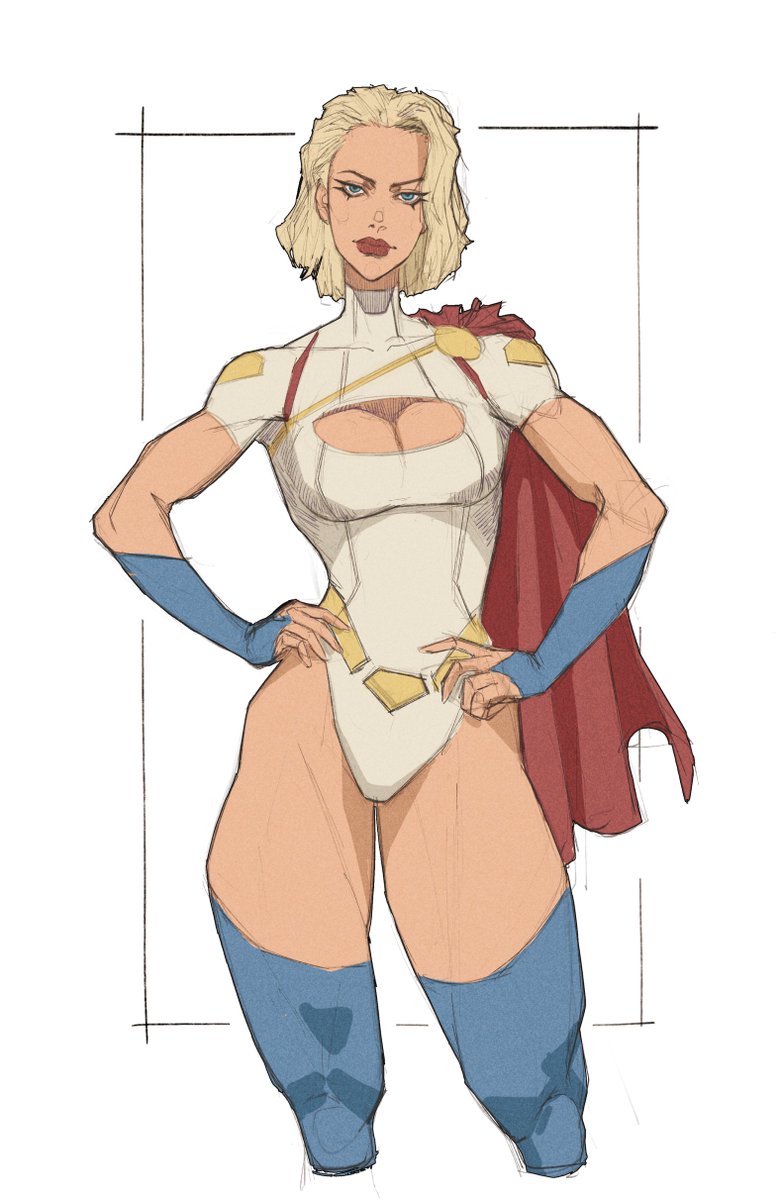 YANSOM (@yansom_) on Twitter photo Some of y'all suggest me to maker powergirl more muscular, I think she's great like that! Some of y'all suggest me to maker powergirl more muscular, I think she's great like that!